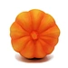 pumpkin shaped natural latex bath toy